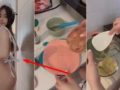 POV Angel Chan Jadi Istri Sexy Kamu Masak di Dapur