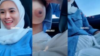 Cewek Jilbab Nakal Kirey Pap Uting Nenen di Mobil Dream